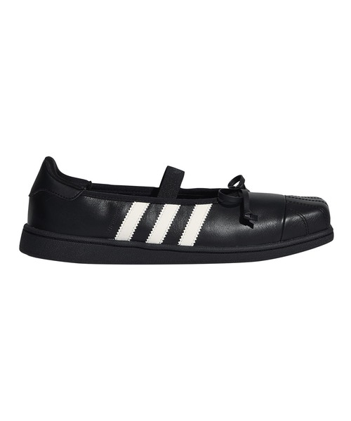 adidas Originals（アディダスオリジナルス）の「ADIDAS × JENNIE / アディダス × ジェニー SUPERSTAR SQ BALLET W（スニーカー・レディース・ブラック/アイボリー・25cm/24cm/23cm）」の6枚目の写真