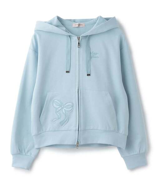 人気商品再入荷】【直営店で取り扱い無し】リボンアップリケWジップ