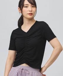 ティゴラ TIGORA シャーリング半袖フィットネスTシャツ
