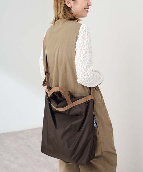 FRAMeWORK（フレームワーク）の「≪追加≫JULY NINE/ジュライナイン PACIFIC TOTE（ショルダーバッグ・レディース・ブラック/ブラウン・FREE）」の13枚目の写真