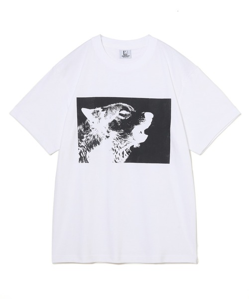 NON TOKYO(ノントーキョー)の「PRINT T-SHIRT(DOG)(Tシャツ/カットソー・レディース・ホワイト/ブラック/バーガンディー・2/1)」の9枚目の写真
