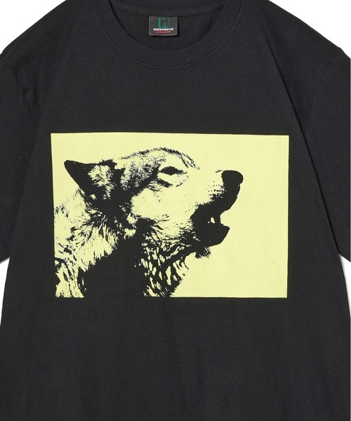 NON TOKYO(ノントーキョー)の「PRINT T-SHIRT(DOG)(Tシャツ/カットソー・レディース・ホワイト/ブラック/バーガンディー・2/1)」の14枚目の写真