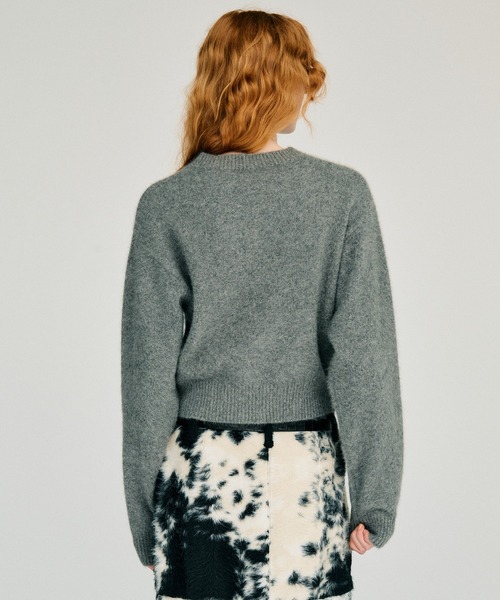 PRANK PROJECT（プランクプロジェクト）の「【2026Winter Pre-Order】FOXブレンドVネックニット / Fox Blend V-Neck Knit（ニット/セーター・レディース・グレー/アイボリー/ブラック・FREE）」の17枚目の写真