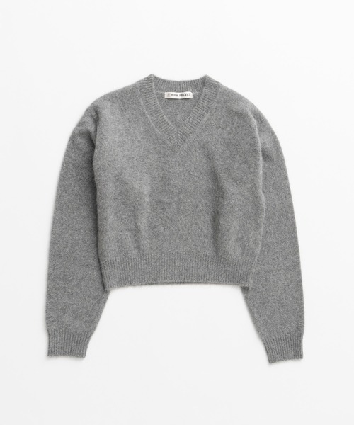PRANK PROJECT（プランクプロジェクト）の「【2026Winter Pre-Order】FOXブレンドVネックニット / Fox Blend V-Neck Knit（ニット/セーター・レディース・グレー/アイボリー/ブラック・FREE）」の20枚目の写真