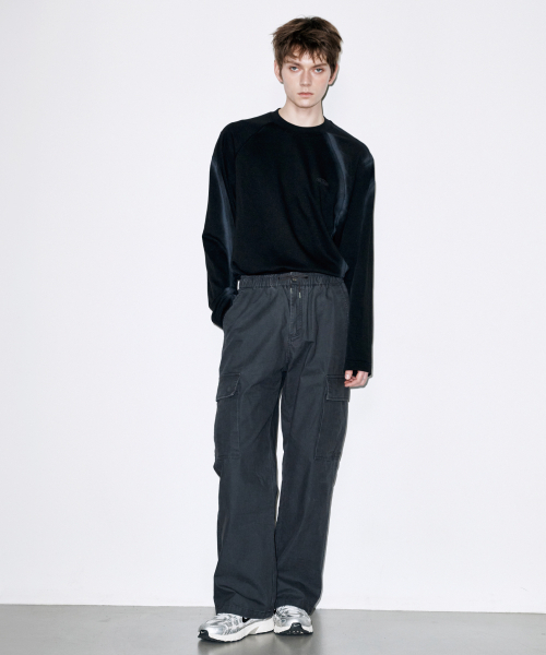 COLD BLANKET(コールドブランケット)の「ピグメントウォッシングカーゴパンツチャコール(その他パンツ・メンズ・その他・FREE)」の2枚目の写真