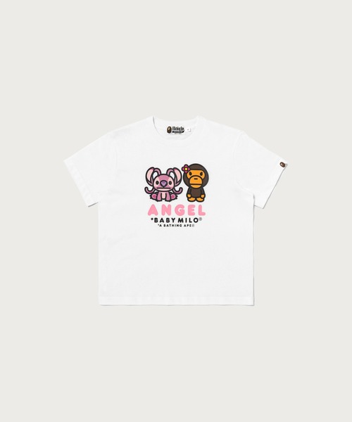 BAPE X DISNEY ANGEL AND BABY MILO MINI TEE（Tシャツ/カットソー