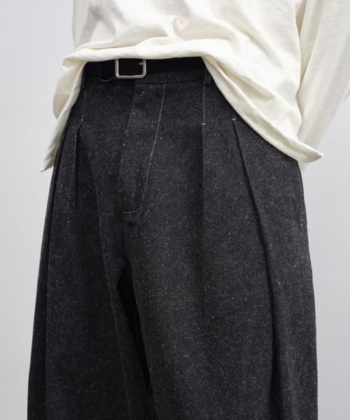 tageechita（タジチタ）の「【IFANDONLYIF】タックボリューム リジッドデニムパンツ（デニムパンツ・メンズ・ブラック・L/M/S）」の10枚目の写真