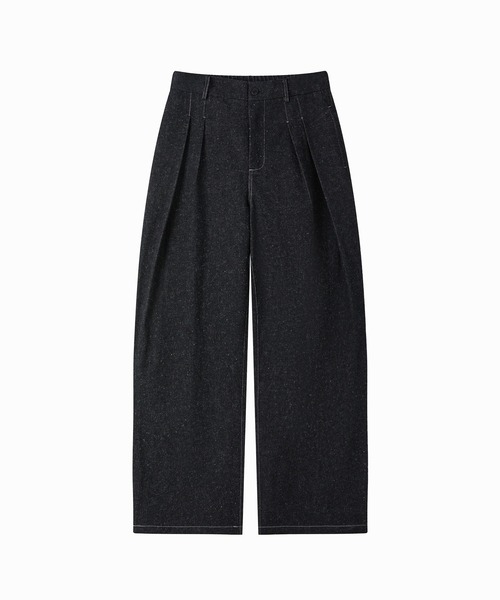 tageechita（タジチタ）の「【IFANDONLYIF】タックボリューム リジッドデニムパンツ（デニムパンツ・メンズ・ブラック・L/M/S）」の12枚目の写真