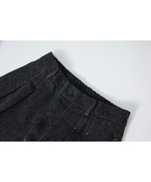 tageechita（タジチタ）の「【IFANDONLYIF】タックボリューム リジッドデニムパンツ（デニムパンツ・メンズ・ブラック・L/M/S）」の13枚目の写真