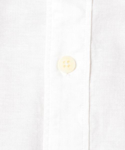 SHIPS（シップス）の「SC: SHIPS（シップス）16SS コットン/リネン ショールカラー 7スリーブ シャツ "ソリッド"（シャツ/ブラウス・メンズ・ホワイト/ブルー・MEDIUM/LARGE/SMALL）」の12枚目の写真