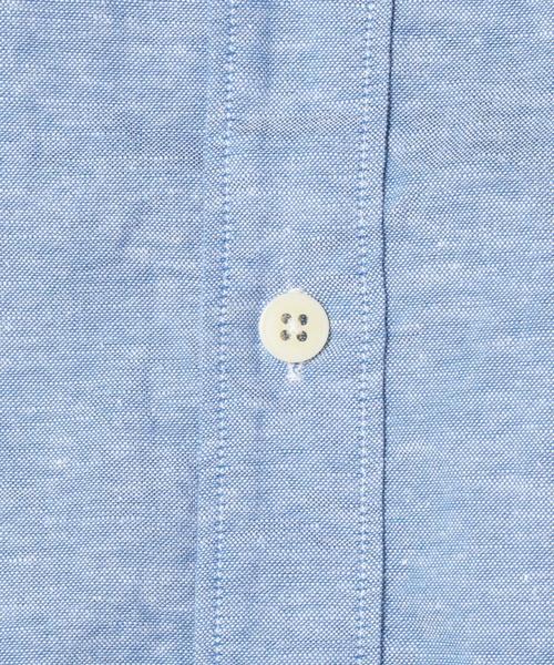 SHIPS（シップス）の「SC: SHIPS（シップス）16SS コットン/リネン ショールカラー 7スリーブ シャツ "ソリッド"（シャツ/ブラウス・メンズ・ホワイト/ブルー・MEDIUM/LARGE/SMALL）」の13枚目の写真