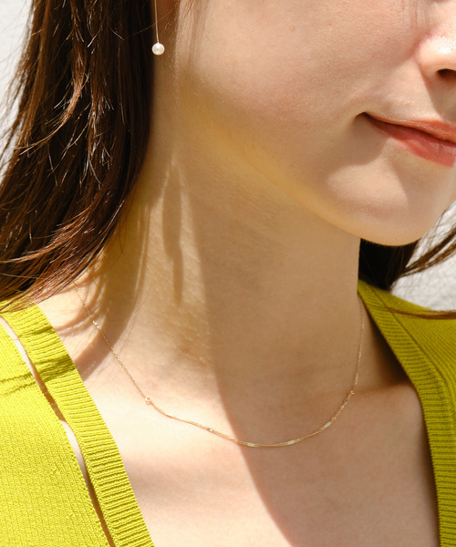 JUPITER（ジュピター）の「【K10】チェーンネックレス/ 36.5cm～40cm調整可能（ネックレス・レディース・ゴールド・FREE）」の5枚目の写真