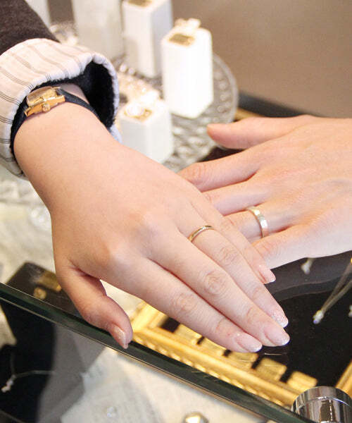 SIENA ROSE（シエナロゼ）の「Toi et Moi・ペアリング[coeur-クール-(心)][メンズ]（リング・レディース・シルバー・15号/17号/19号/13号）」の5枚目の写真