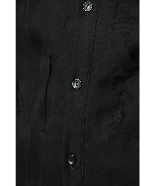 MIDWEST（ミッドウエスト）の「LINA  OSTERMAN  レイヤードシャツ（シャツ/ブラウス・メンズ・ブラック・SMALL）」の6枚目の写真