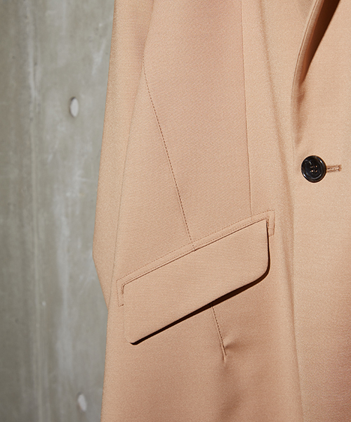 NUMBER (N)INE（ナンバーナイン）の「【NUMBER (N)INE】≪STUDIOUS限定≫別注ドレープ1Bチェスターコート（チェスターコート・メンズ・ブラック/ベージュ・2/1/3）」の7枚目の写真