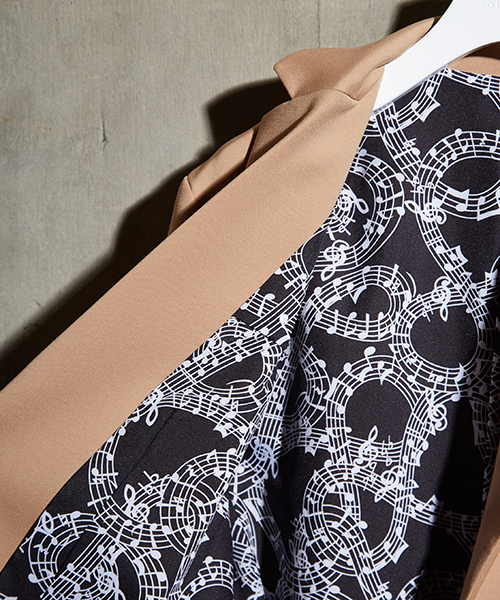 NUMBER (N)INE（ナンバーナイン）の「【NUMBER (N)INE】≪STUDIOUS限定≫別注ドレープ1Bチェスターコート（チェスターコート・メンズ・ブラック/ベージュ・2/1/3）」の10枚目の写真