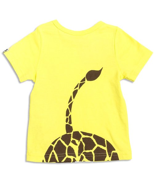 BIT'Z（ビッツ）の「2柄動物プリントTシャツ（Tシャツ/カットソー・キッズ・イエロー/グレー・95/100/120/110/80/90）」の8枚目の写真