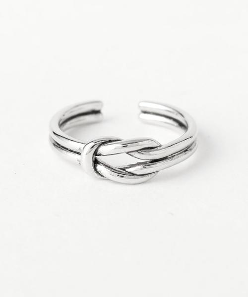green label relaxing（グリーンレーベルリラクシング）の「CB knotラインC/リング ◆（リング・レディース・ゴールド/シルバー・FREE）」の2枚目の写真