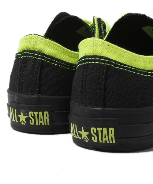 CONVERSE（コンバース）の「ALL STAR BLACK-NEON OX/オールスター ブラックネオン OX（スニーカー・メンズ・ブラック×イエロー/ブラック×ピンク・3/4/4.5/5/5.5/6.5/7.5/8/8.5/9/9.5/10.5/11.5/3.5/7）」の8枚目の写真