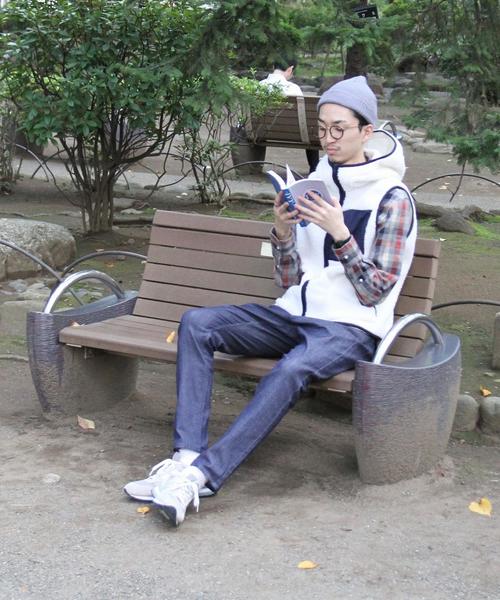 coen（コーエン）の「イージースリムスキニーパンツ（coen EASY SLIM）2017FW（その他パンツ・メンズ・ブラック/ネイビー/ブラウン/オリーブ・LARGE/MEDIUM/SMALL/X-LARGE）」の22枚目の写真