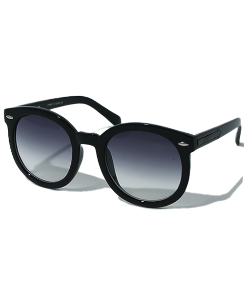 goocy（グーシー）の「ラウンドサングラス（サングラス・レディース・ホワイト/ブラック/レオパード・FREE）」の2枚目の写真