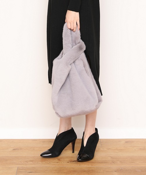 STYLEDOOR（スタイルドア）の「エコファートートバッグ（トートバッグ・レディース・ライトグレー/ピンク/グリーン/モカ・FREE）」の2枚目の写真