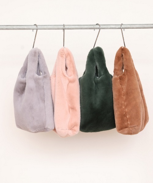 STYLEDOOR（スタイルドア）の「エコファートートバッグ（トートバッグ・レディース・ライトグレー/ピンク/グリーン/モカ・FREE）」の5枚目の写真