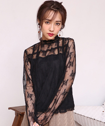 one after another NICE CLAUP | レーストップス(Tシャツ/カットソー)