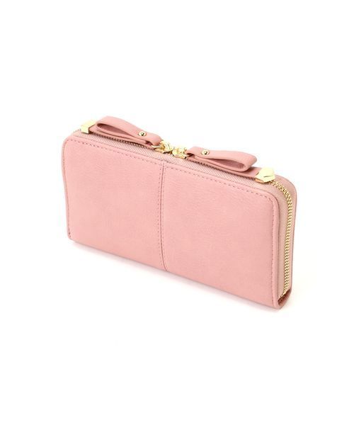 JILL STUART(ジルスチュアート)の「リボンノットロングウォレット(財布・レディース・ブラック/ピンク/ブルー・フリ-)」の9枚目の写真