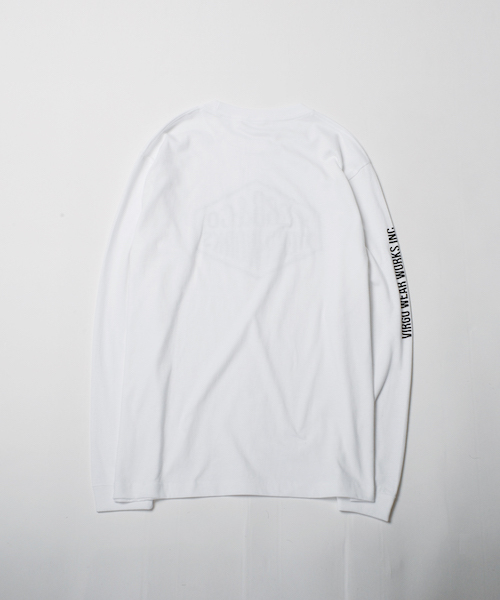 VIRGOwearworks（ヴァルゴウェアワークス）の「DIAMOND LOGO L/S（Tシャツ/カットソー・メンズ・ホワイト/ブラック・4/1/3/2）」の4枚目の写真