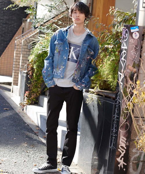 Calvin Klein Jeans（カルヴァンクラインジーンズ）の「ボックスロゴショートスリーブTシャツ（Tシャツ/カットソー・メンズ・ホワイト/グレー/ブラック/ダークブルー・LARGE/MEDIUM/SMALL/X-LARGE/XX-LARGE）」の7枚目の写真