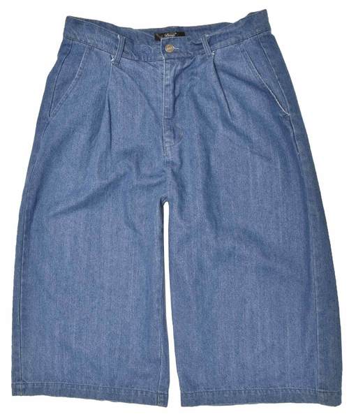 MinoriTY（マイノリティ）の「10ozデニムクロップドワイドパンツ デニムパンツ アンクルパンツ ビッグ（デニムパンツ・メンズ・ブラック/ライトインディゴブルー/インディゴブルー・M/L）」の5枚目の写真