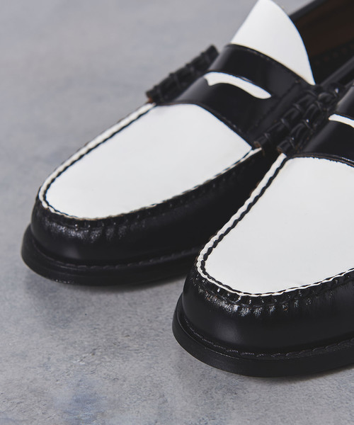 G.H.BASS（ジーエイチバス）の「＜G.H.BASS（ジーエイチバス）＞ LARSON COMBI LOAFER◆（ローファー・メンズ・ブラック・7/6h/7h/9/8/6/10/9h/8h）」の3枚目の写真
