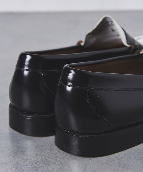 G.H.BASS（ジーエイチバス）の「＜G.H.BASS（ジーエイチバス）＞ LARSON COMBI LOAFER◆（ローファー・メンズ・ブラック・7/6h/7h/9/8/6/10/9h/8h）」の4枚目の写真