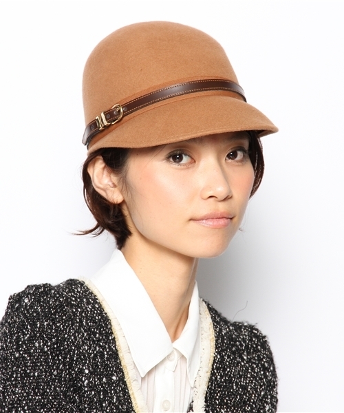 IENA（イエナ）の「AMBER 乗馬キャップ（キャップ・レディース・ブラック/キャメル・FREE）」の8枚目の写真