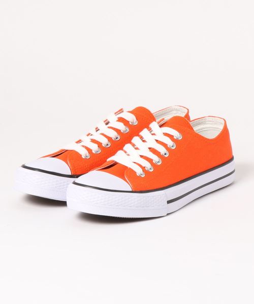 KOBE LETTUCE（コウベレタス）の「ローカットベーシックキャンバススニーカー（スニーカー・レディース・ブラック/オフホワイト/アイボリー/ブラック×ブラック/ワイン/グレイッシュベージュ/オレンジ・LL/S/M/L）」の19枚目の写真