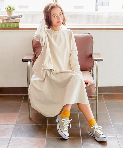 KOBE LETTUCE（コウベレタス）の「ローカットベーシックキャンバススニーカー（スニーカー・レディース・ブラック/オフホワイト/アイボリー/ブラック×ブラック/ワイン/グレイッシュベージュ/オレンジ・LL/S/M/L）」の21枚目の写真