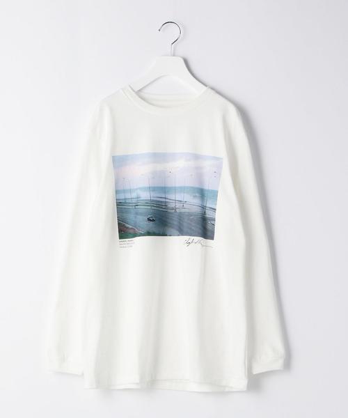 JANE SMITH / JOHN SMITH(ジェーンスミス ジョンスミス)の「JANE SMITH(ジェーンスミス)JANE WAVES MALECON L/S / ロンT(Tシャツ/カットソー)」|ホワイト