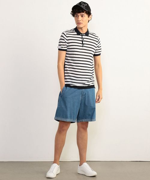 ARMANI EXCHANGE（アルマーニエクスチェンジ）の「【A|Xアルマーニ エクスチェンジ】ビックAXロゴ　パネルキャップ（キャップ・メンズ・ホワイト/ブラック・FREE）」の13枚目の写真