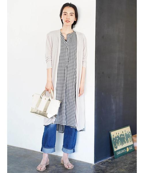 AMERICAN HOLIC（アメリカンホリック）の「ストレートロールアップデニム（デニムパンツ・レディース・ブルー系その他・S/M/L）」の10枚目の写真