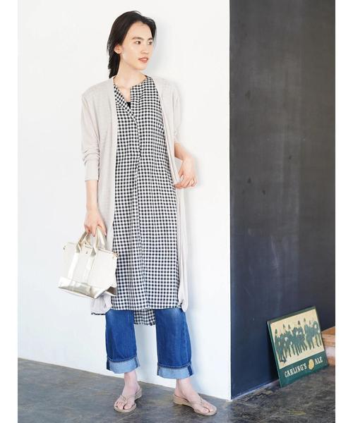 AMERICAN HOLIC（アメリカンホリック）の「ストレートロールアップデニム（デニムパンツ・レディース・ブルー系その他・S/M/L）」の9枚目の写真