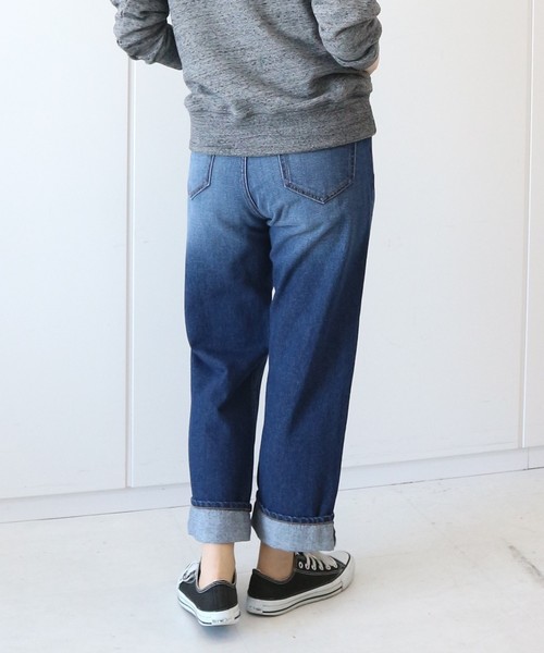 AMERICAN HOLIC（アメリカンホリック）の「ストレートロールアップデニム（デニムパンツ・レディース・ブルー系その他・S/M/L）」の6枚目の写真
