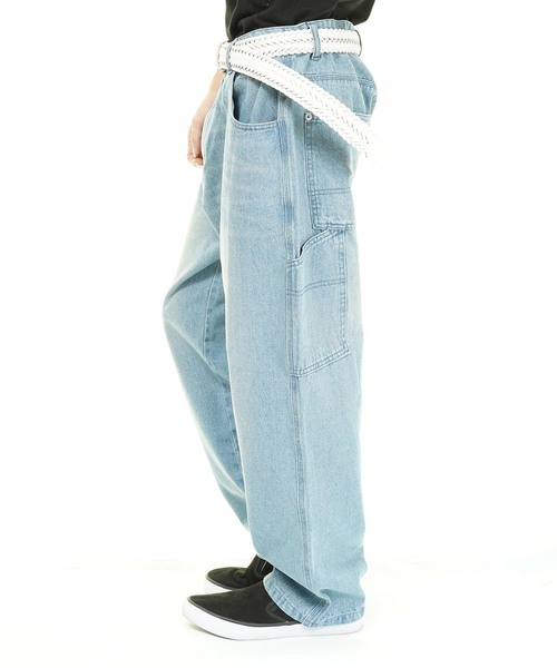 おしゃれスタ(オシャレスタ)の「デニムペインターパンツ(IR)(その他パンツ・メンズ・A/B・M/L/XL)」の15枚目の写真