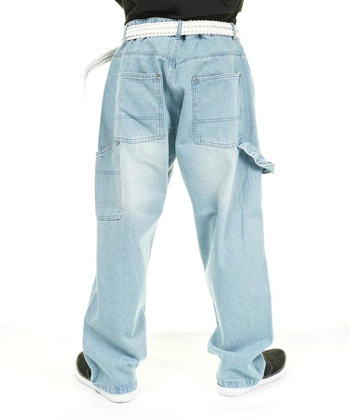 おしゃれスタ(オシャレスタ)の「デニムペインターパンツ(IR)(その他パンツ・メンズ・A/B・M/L/XL)」の14枚目の写真
