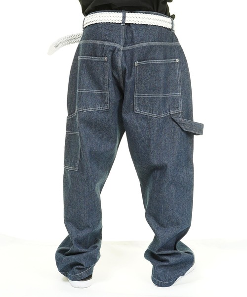 おしゃれスタ(オシャレスタ)の「デニムペインターパンツ(IR)(その他パンツ・メンズ・A/B・M/L/XL)」の11枚目の写真