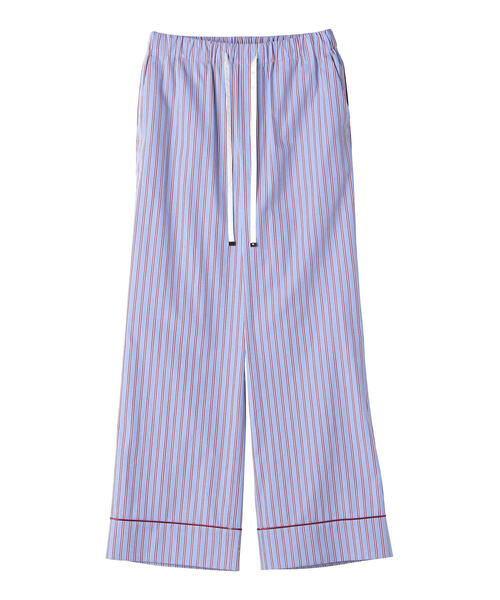 ASTRAET(アストラット)の「ASTRAET(アストラット) ストライプ イージー ワイドパンツ◆(その他パンツ・レディース・ライラック/ダークグリーン・00/0/1)」の3枚目の写真