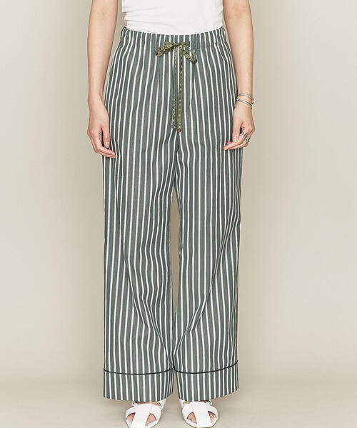ASTRAET(アストラット)の「ASTRAET(アストラット) ストライプ イージー ワイドパンツ◆(その他パンツ・レディース・ライラック/ダークグリーン・00/0/1)」の6枚目の写真