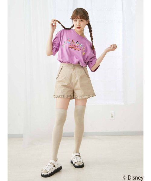 merry jenny(メリージェニー)の「MICKEY FRIENDS T(Tシャツ/カットソー・レディース・ブラック/オフホワイト/ピンク/ラベンダー/クリーム・FREE)」の20枚目の写真