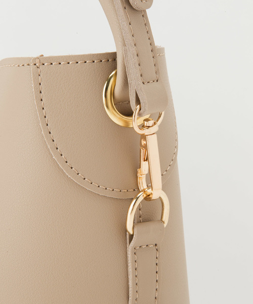 CLEA（クレア）の「2WAY ポーチSETワンハンドルバッグ（ハンドバッグ・レディース・ベージュ/キャメル/ブラック/ライトブラウン/モカ・FREE）」の6枚目の写真