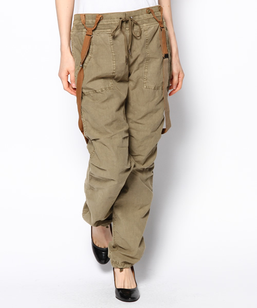 goa（ゴア）の「サスペンダー付 硫化カーゴPT（カーゴパンツ・レディース・モカ/ベージュ/カーキ/カモフラージュ・FREE）」の3枚目の写真